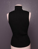 Express Black Glitter ribbed turtleneck