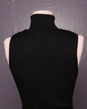 Express Black Glitter ribbed turtleneck