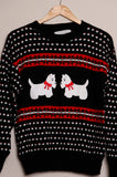 1990's Scotty Christmas pullover sweater